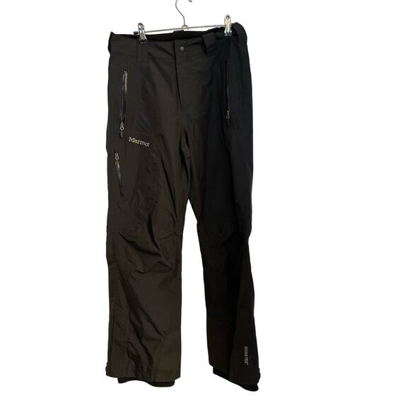 Marmot Men Small Gore Tex Black Winter/Ski Pant Vintage Y30330 Zip Cuff